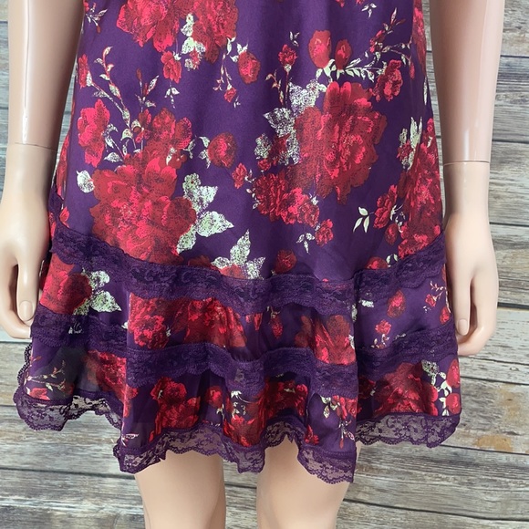 Intimately Free People Purple & Red Slip Dress - Picture 3 of 9